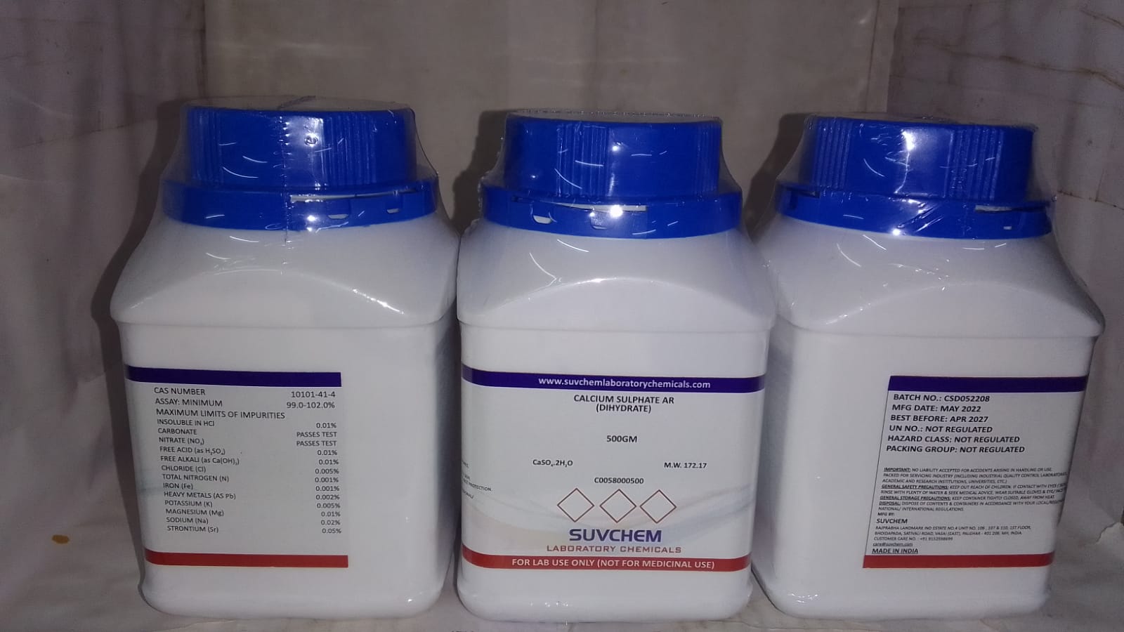 CALCIUM SULPHATE DIHYDRATE AR