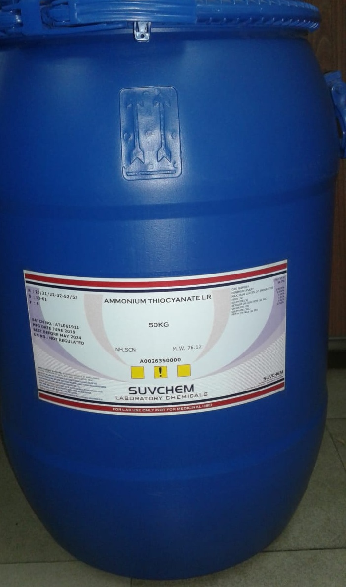AMMONIUM THIOCYANATE LR (AMMONIUM SULPHOCYNIDE)