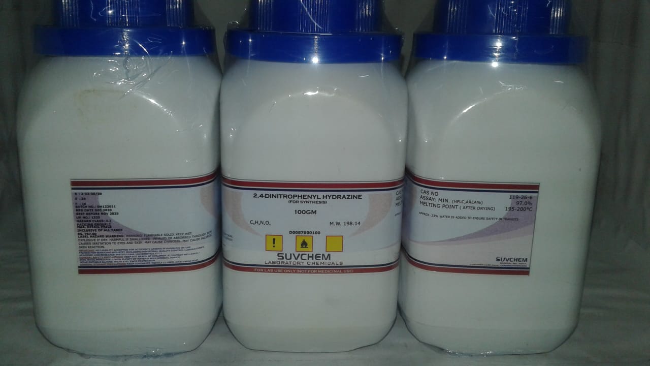 2,4-DINITROPHENYL HYDRAZINE (FOR SYNTHESIS)