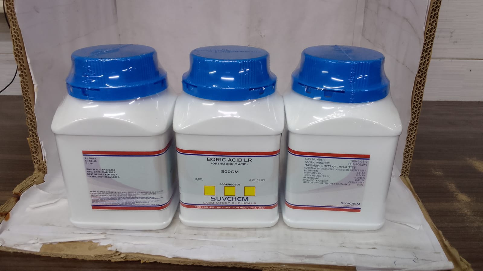BORIC ACID LR (ORTHO BORIC ACID)