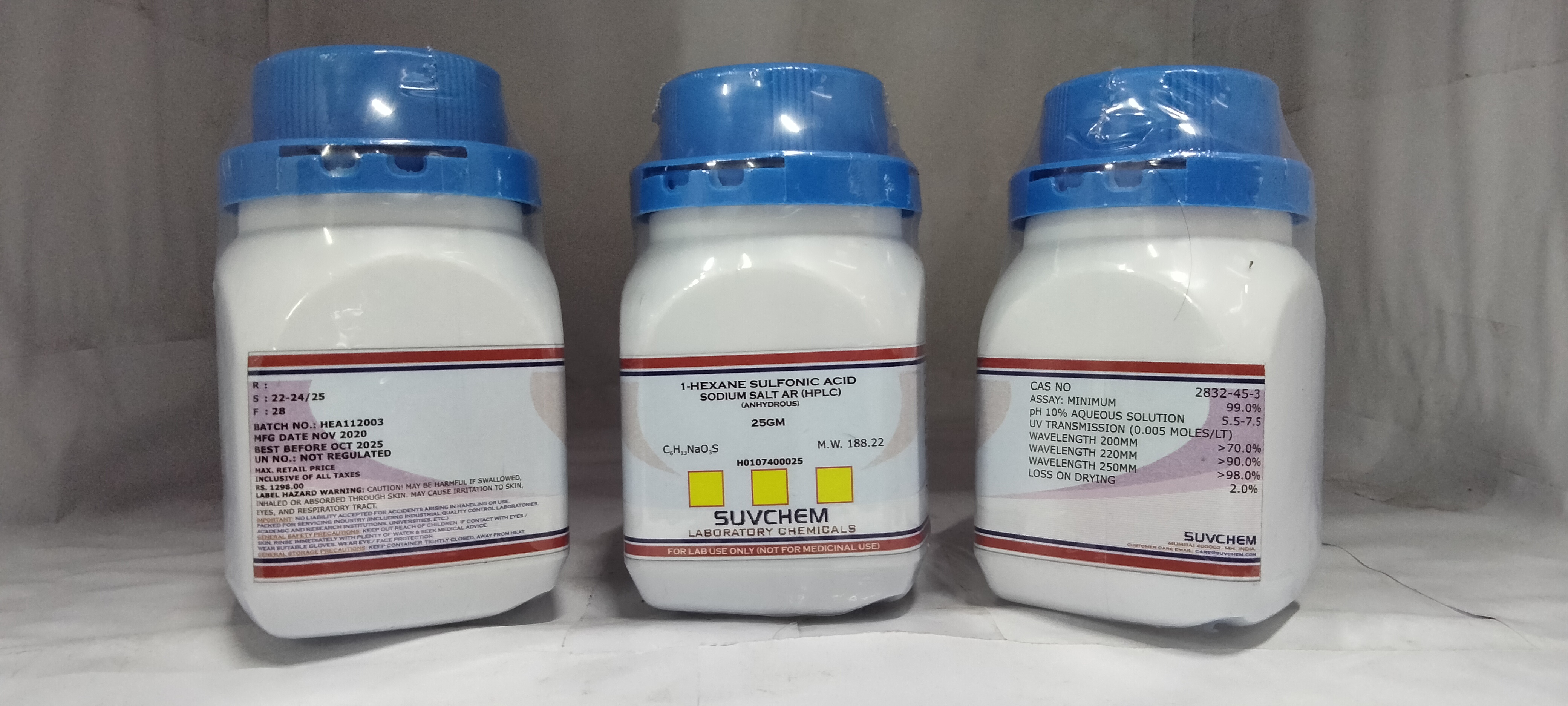 1-HEXANE SULPHONIC ACID SODIUM SALT ANHYDROUS (HPLC) AR 