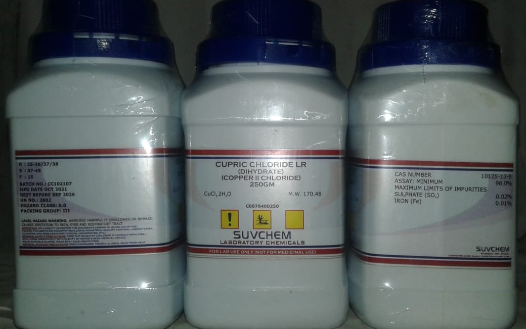 COPPER (II) CHLORIDE LR (DIHYDRATE) (CUPRIC CHLORIDE)