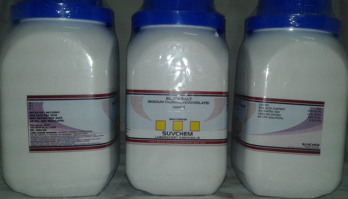 BILE SALT (FOR BACTERIOLOGY) (SODIUM TAUROGLYCOCHOLATE)