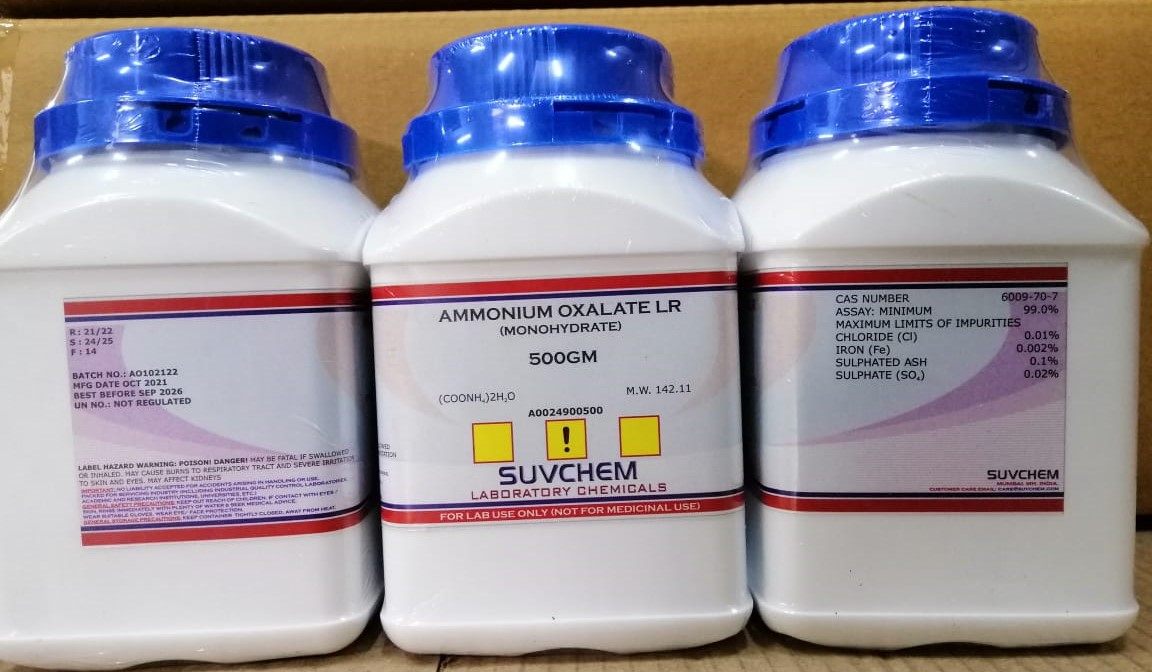 AMMONIUM OXALATE LR (MONOHYDRATE)