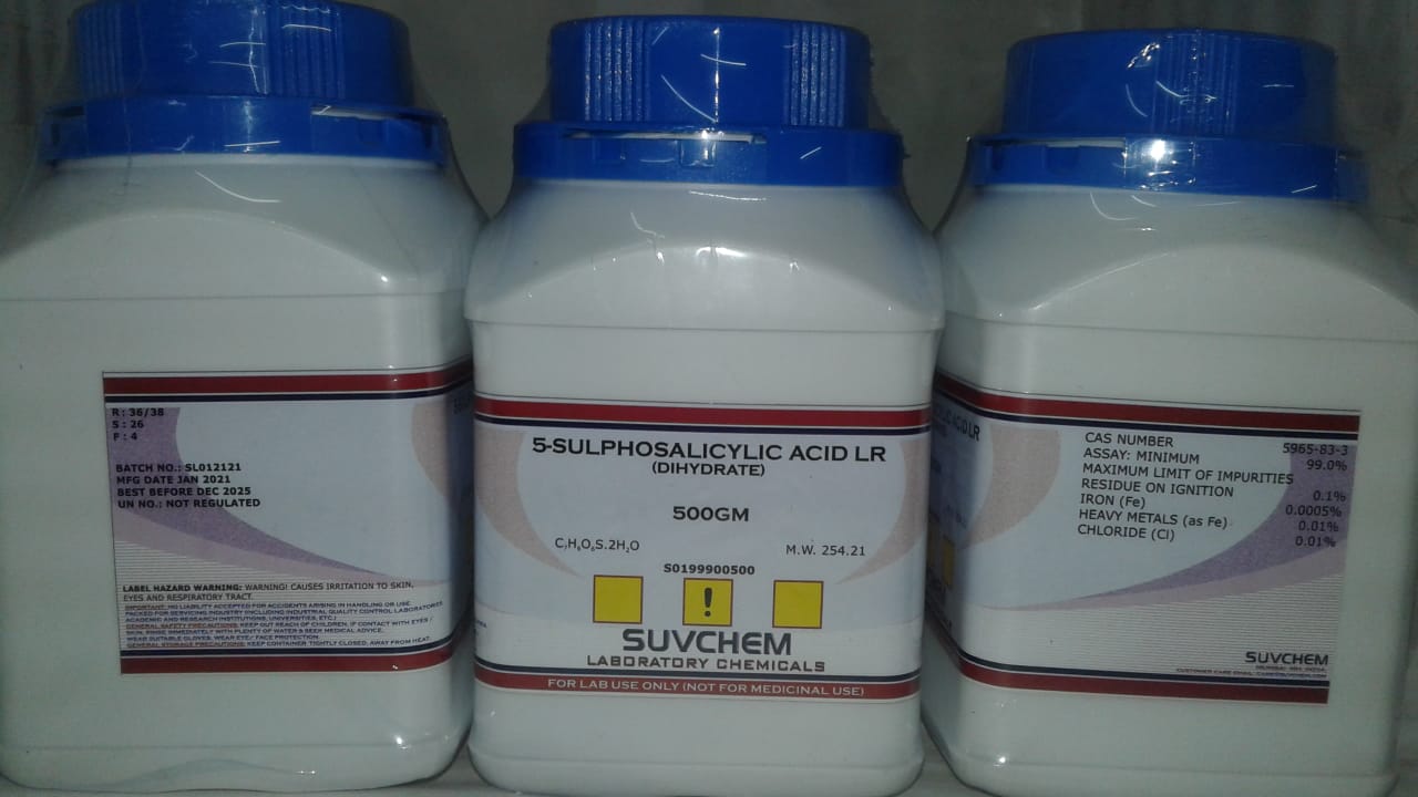 5-SULPHOSALICYLIC ACID LR