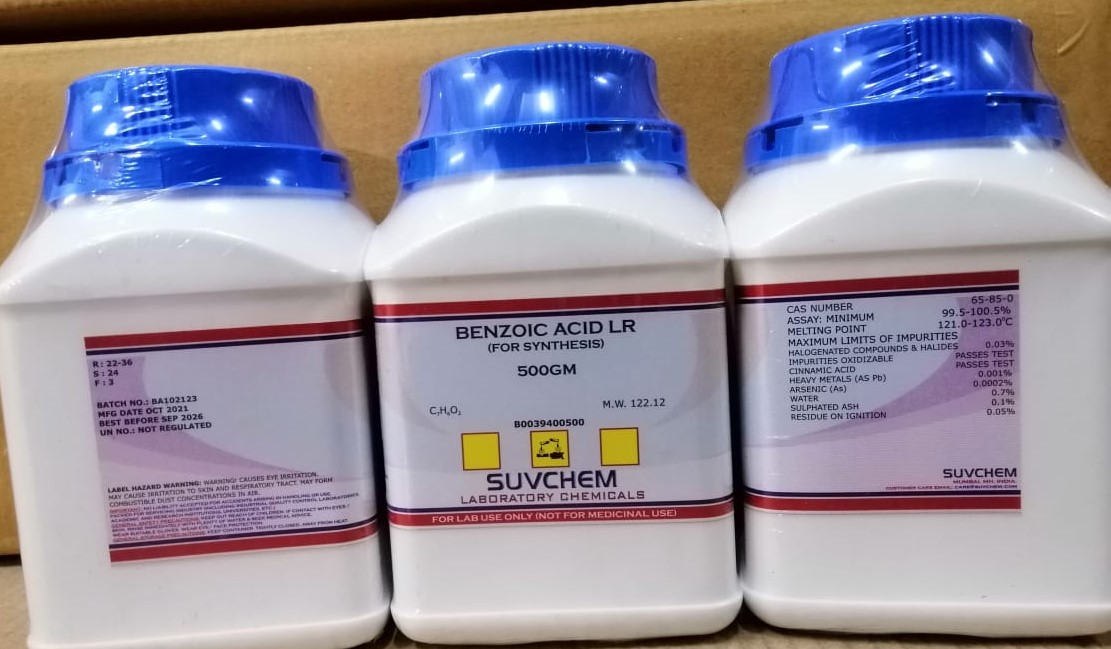 BENZOIC ACID LR (FOR SYNTHESIS)