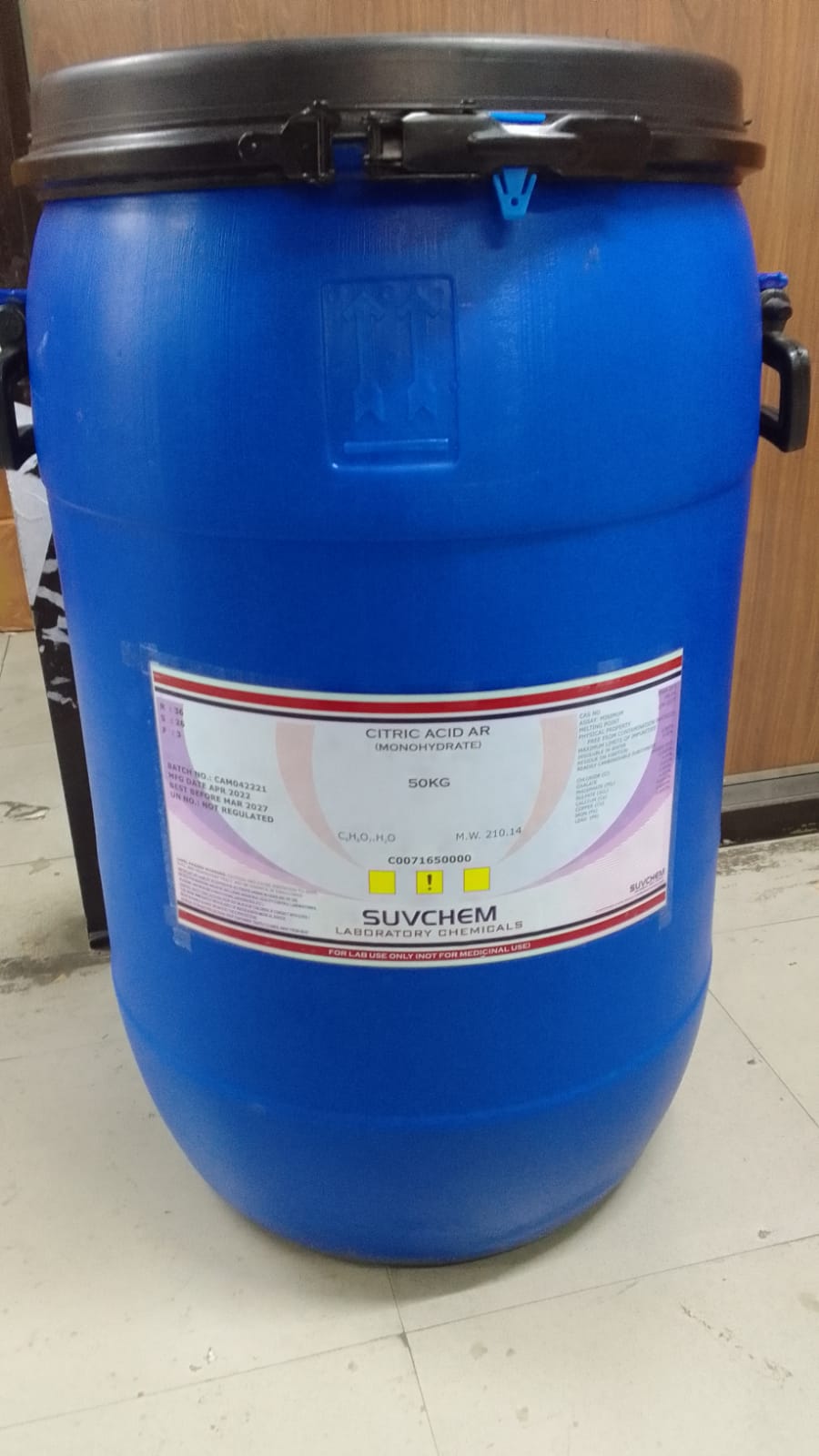 CITRIC ACID MONOHYDRATE AR
